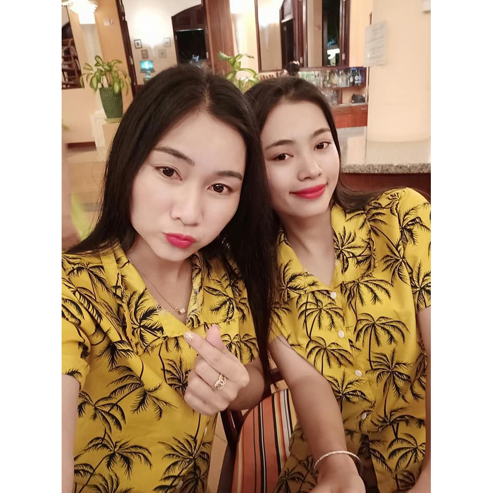 (chất kate thái 1 - kho HCM) bộ dừa vàng đi biển, team - bộ hoa quả, trái cây big size - nhuhuyen shop