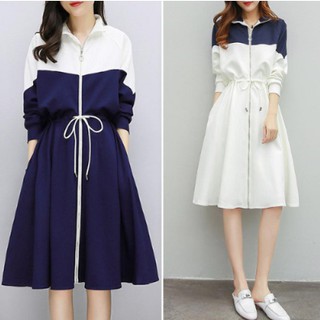 Đầm Thời Trang Xuân Thu Chất Liệu Mỏng Có Size Lớn Dành Cho Nữ