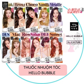 Thuốc Nhuộm Tóc Dạng Bọt [ Hello Bubble Foam Mise en Scene ] - From KOREA
