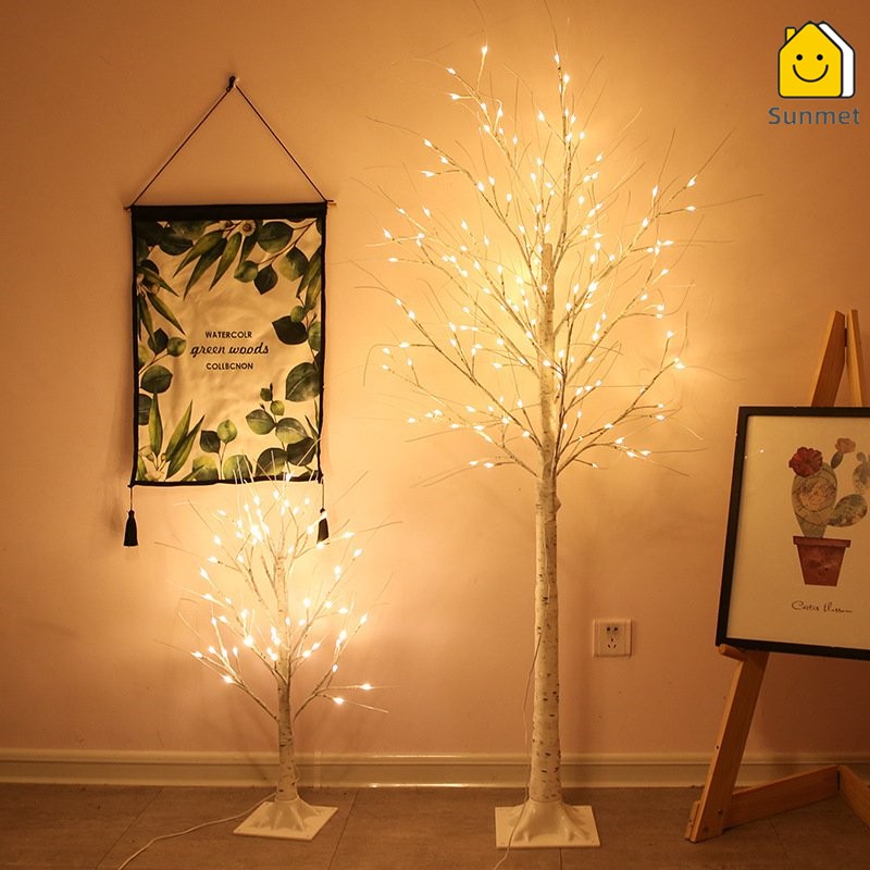 Đèn LED Trang Trí Cây Phong Cách Tây Cao 1m8 Trang Trí Nội Thất, Sảnh Khách Sạn, Nhà Hàng, Sân Vườn, NOEL