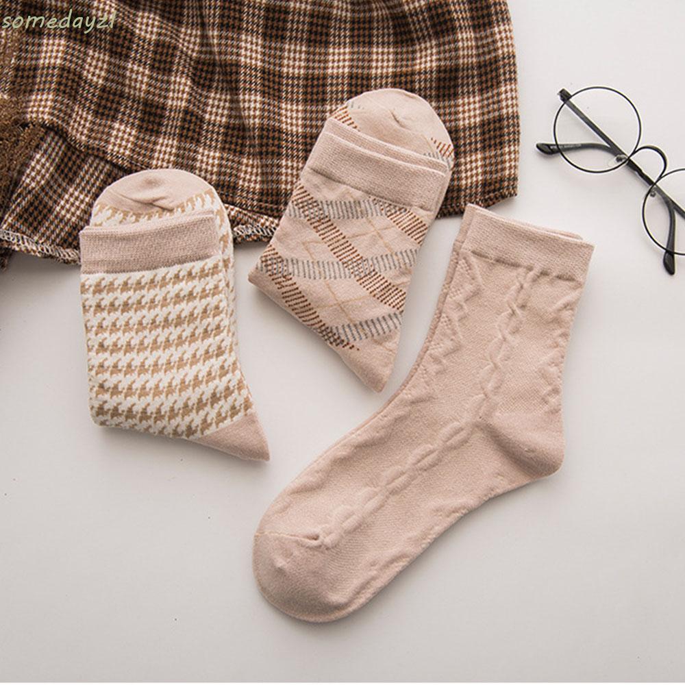 Tất Cotton Mềm Mại Thoáng Khí Cho Nữ