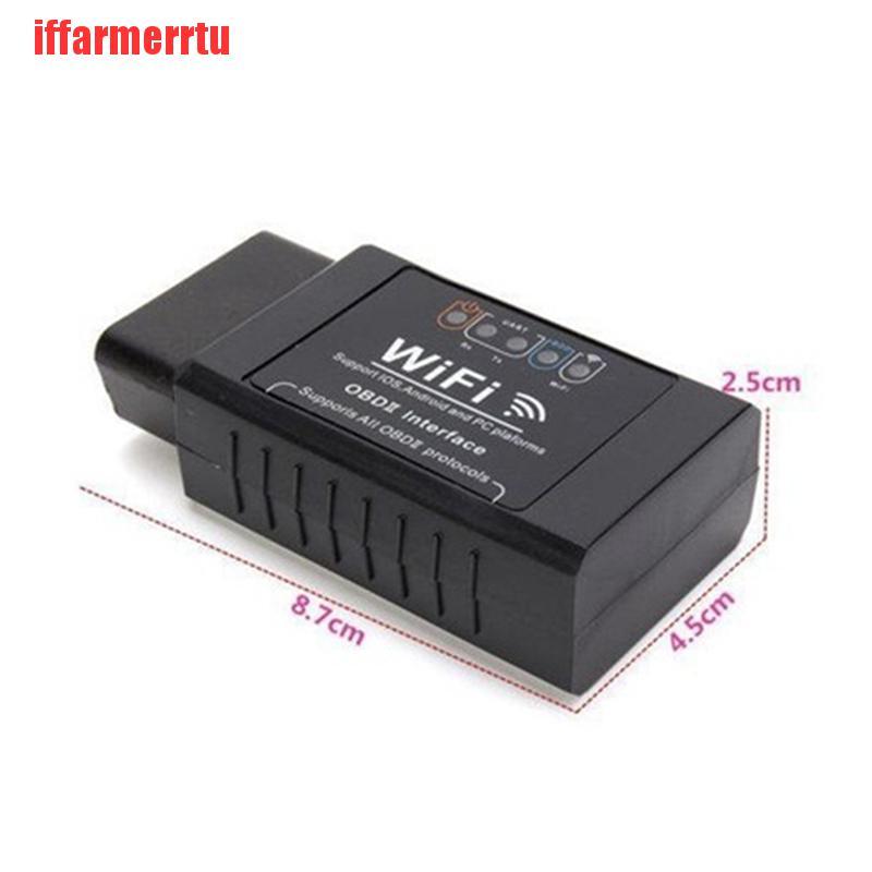 (Ifu-Code) Bộ Chẩn Đoán Lỗi Ô Tô Elm327 Wifi Obd Obdii Cho Ios Android