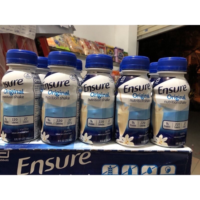 Combo 6 chai Ensure nước mỹ 237ml