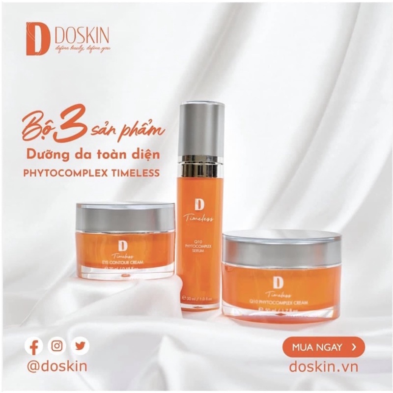 Bộ Sản Phẩm Chăm Da Toàn Diện Doskin Mỹ Phẩm Đức
