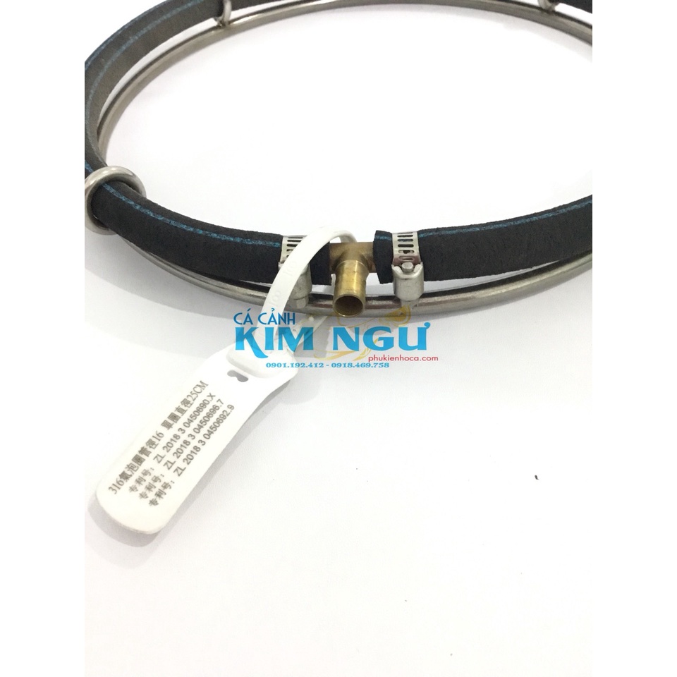 Sủi Oxy Hồ Cá Vòng Nano KEYRSIN Inox 15cm - 20cm - 35cm