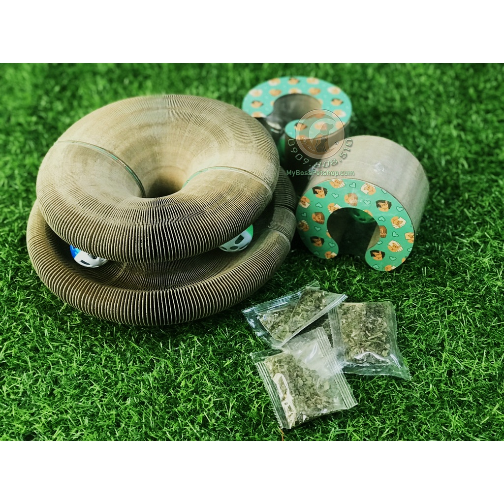 Đồ chơi cho mèo, đồ chơi xoay tròn thay đổi hình dạng cho mèo