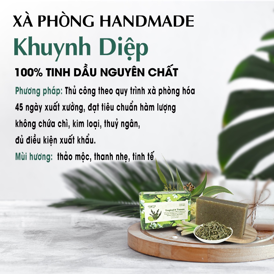 Xà phòng handmade / Xà phòng tinh dầu Nhiệt đới Mù U