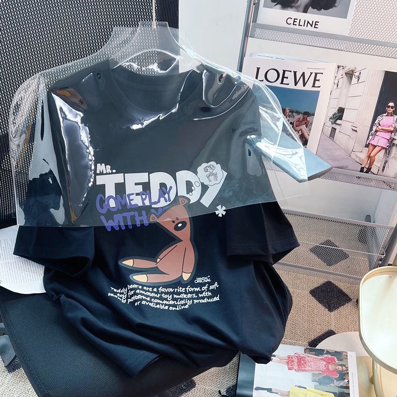 Áo Thun Tay Ngắn Form Rộng Thời Trang Mùa Hè Cho Nữ