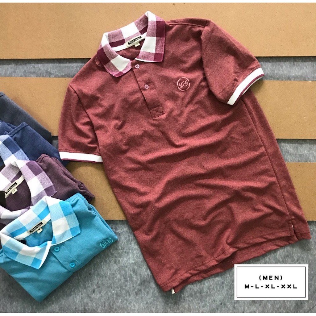 Áo thun nam có cổ Havis phối logo thêu cực đẹp ASTD010 | BigBuy360 - bigbuy360.vn