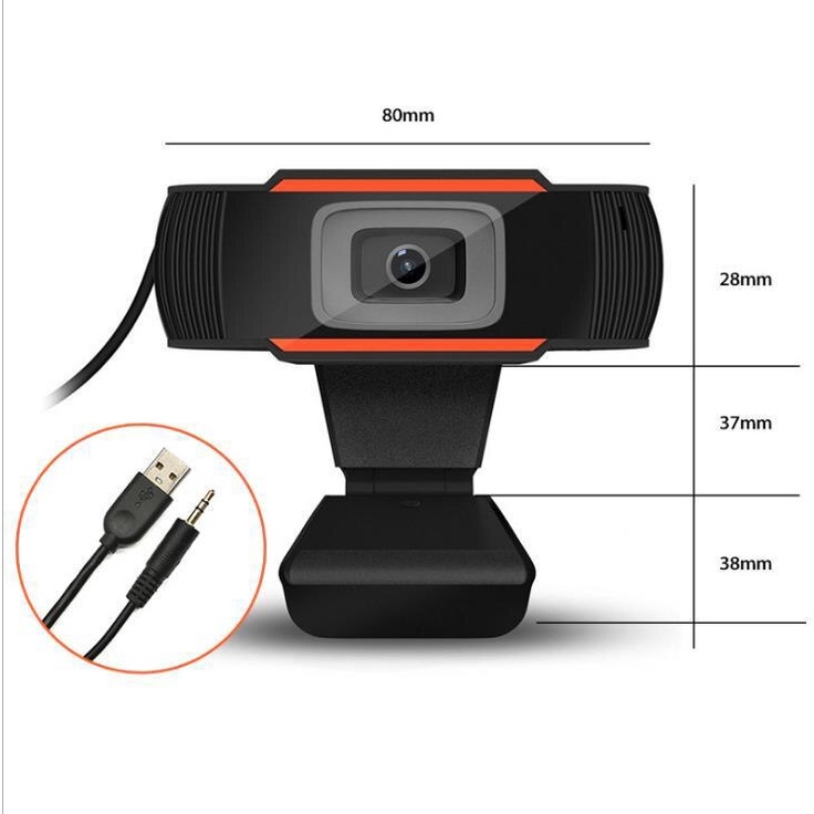 Webcam Máy Tính, Camera HD Có Mic 720p &amp; 1080P cho Laptop PC Học Online Qua Zoom, Trực Tuyến - Gọi Video Sắc Nét