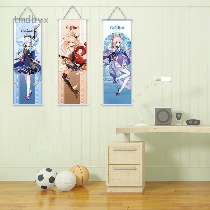 Tmdbyx Tranh Treo Poster Hoạt Hình Anime Nhật Bản Genshin