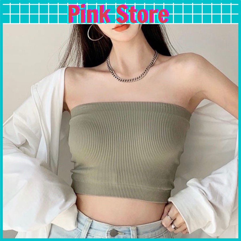 Áo Ống Có Mút 2 Lớp Croptop Bra Quây Không Dây Đi Biển Chơi Tập Nhảy Gym Yoga N99 | BigBuy360 - bigbuy360.vn