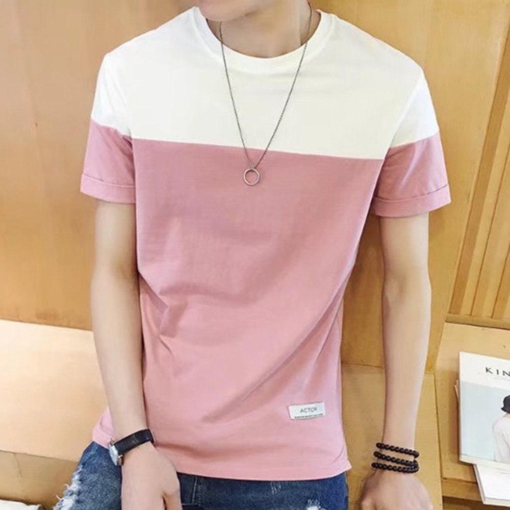 Áo Thun Nam Thiết Kế Đơn Giản Hợp Thời Trang Phong Cách Hàn Quốc