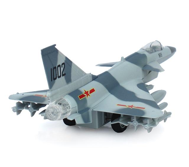 Mô hình kim loại nhựa máy bay J-10 Fighter