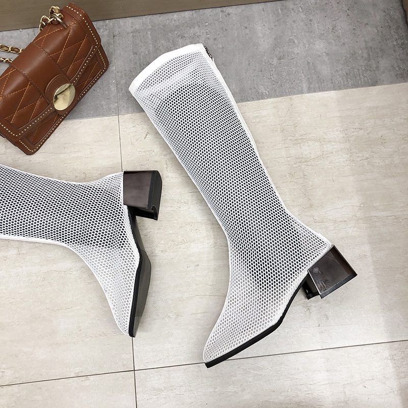 Giày Bốt Cổ Cao Phong Cách Âu Mỹ Thời Trang Cho Nữ