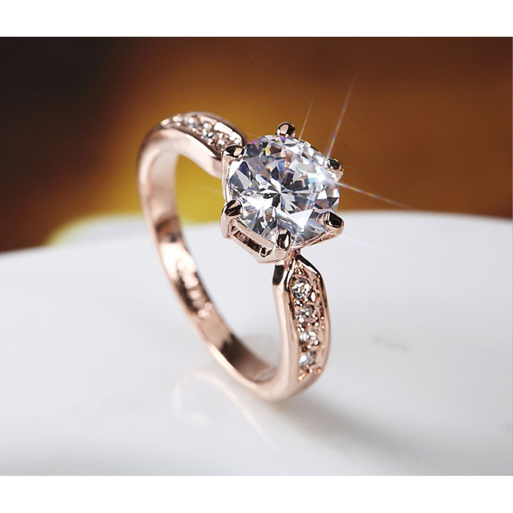 Nhẫn Blue 4 Chấu Viền Đá Vuông nhân tạo free size