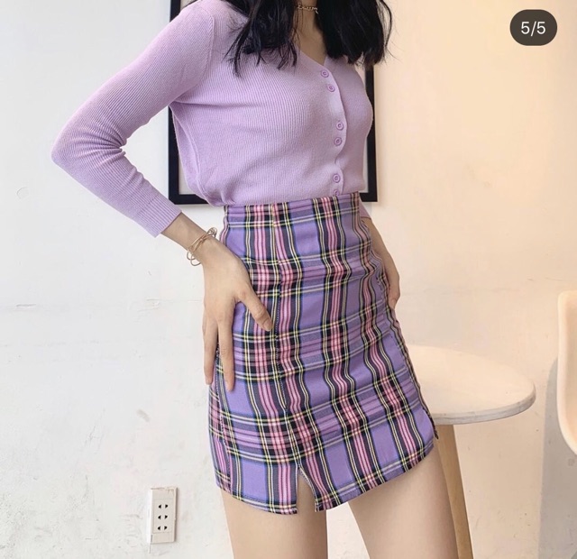 Chân váy caro ulzzang | BigBuy360 - bigbuy360.vn