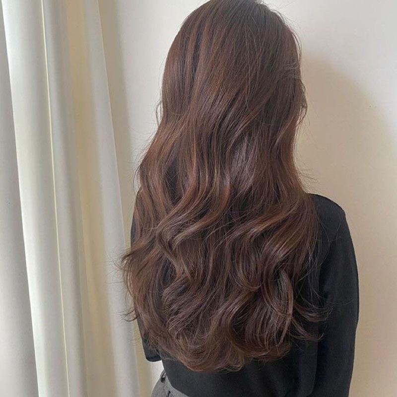 Thuốc nhuộm tóc dạng bọt Hello Bubble BlackPink màu 6N Nâu Trà mẫu mới 2022