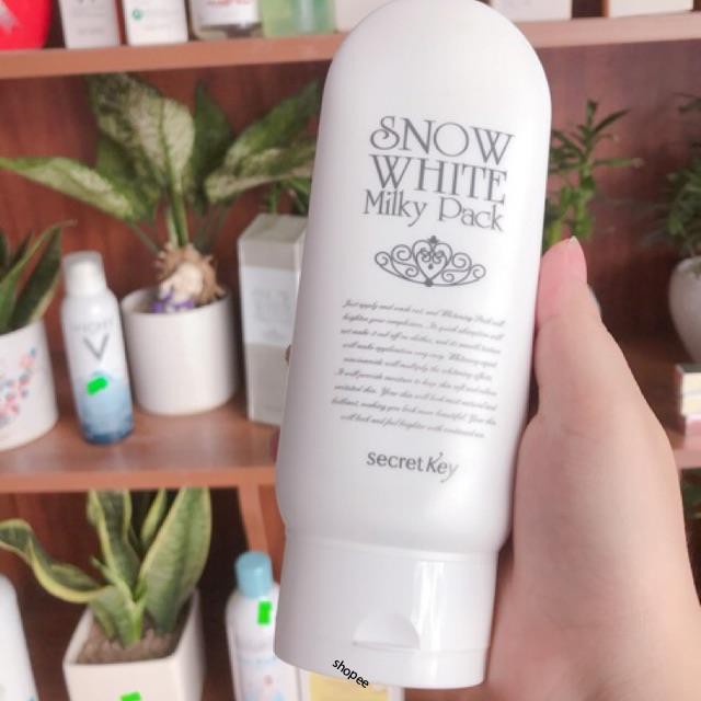 Dưỡng trắng da mặt và body cao cấp Snow White Milky Pack da siêu lỳ cũng bật tone [ cam kết 100%Hàn Quốc ]