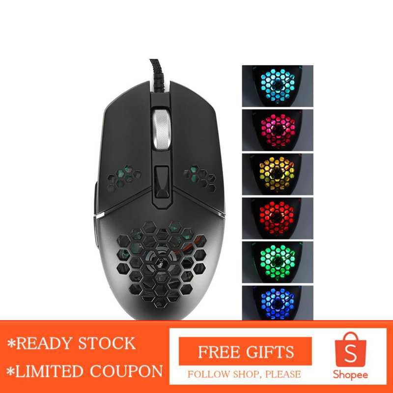 Chuột Gaming Alwaysonline 6 Nút Có Dây Với Quạt Làm Mát 4-dpi Kim Loại Chống Trượt