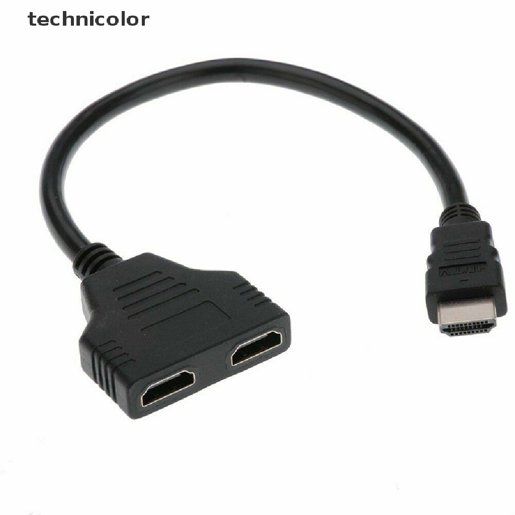 Tcvn HDMI Port Male to Female 1 Input 2 Output Splitter Cable 1080P Adapter Converter Jelly