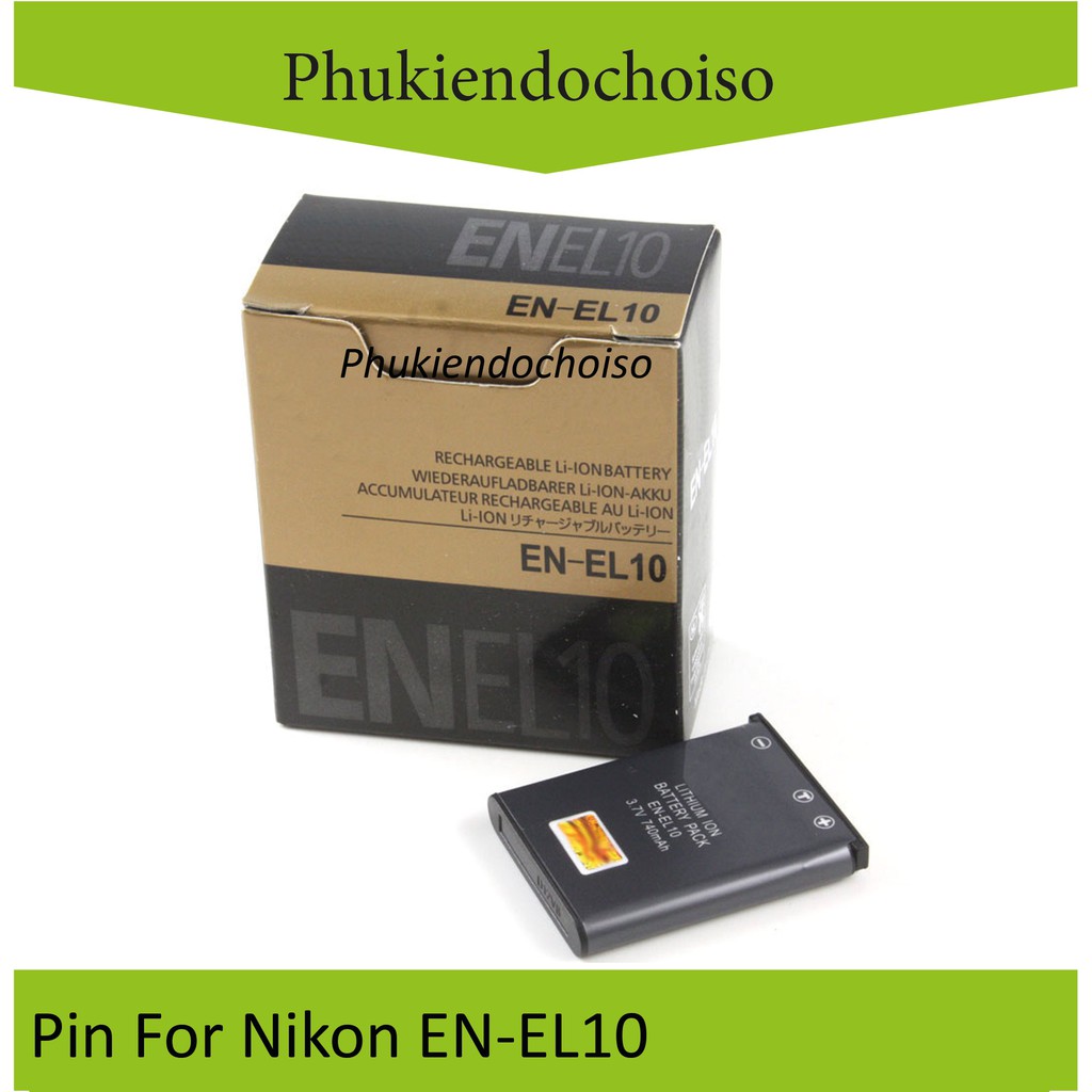 Pin thay thế pin máy ảnh Nikon EN-EL10