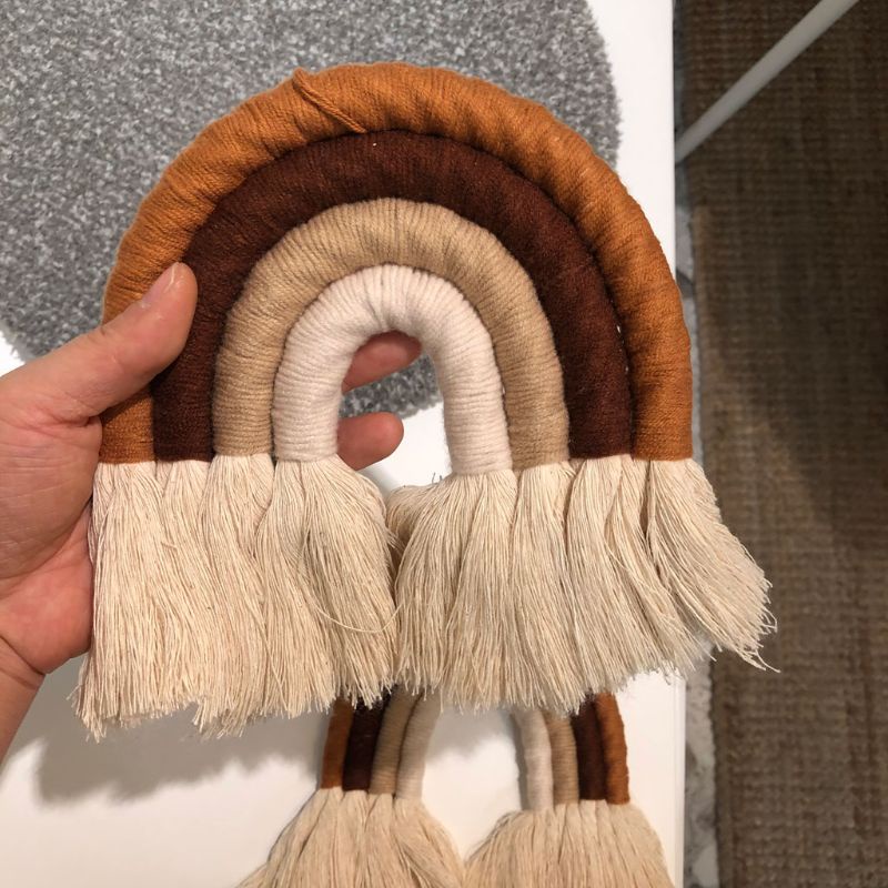 Phụ Kiện Cầu Vồng Treo Trang Trí Tường Phong Cách Boho