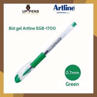 Bút gel artline egb-1700 - màu xanh lá