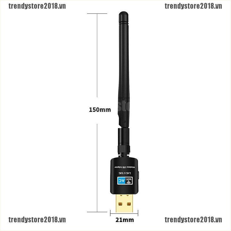 Usb Wifi 600mbps 5.8ghz + 2.4ghz | BigBuy360 - bigbuy360.vn