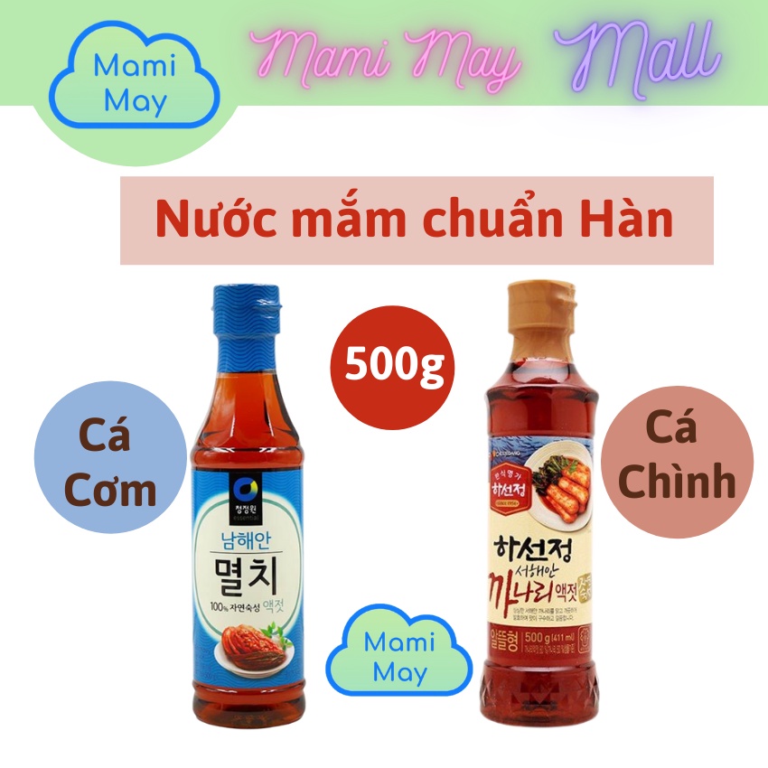 [NHẬP KHẨU] Nước Mắm cốt Hàn Quốc LOẠI 1 ( có thể làm Kim chi ) Cá Cơm  Daesang, Cá Chình CJ 8801052773117 8801391103354