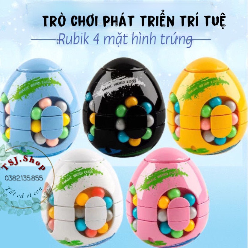 Rubik biến thể , Rubik con quay hình quả trứng - Trò chơi trí tuệ 2021