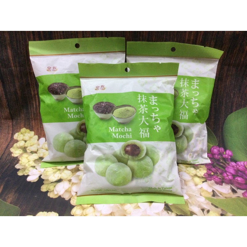 Bánh mochi Macha đậu đỏ