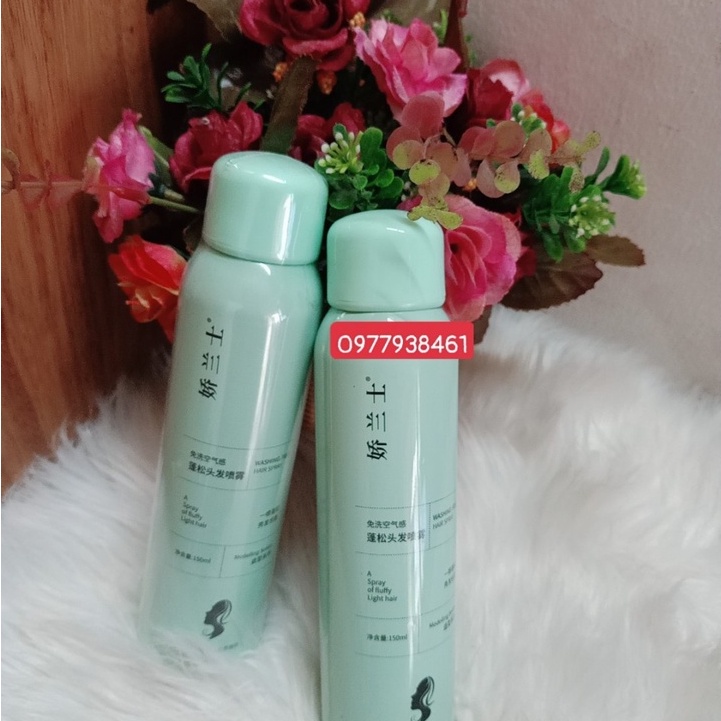 Dầu Gội Khô Spes Nội Địa Trung Chính Hãng Mini Chống Bết Tóc Hot Tiktok Dạng Xịt 150ml GK03