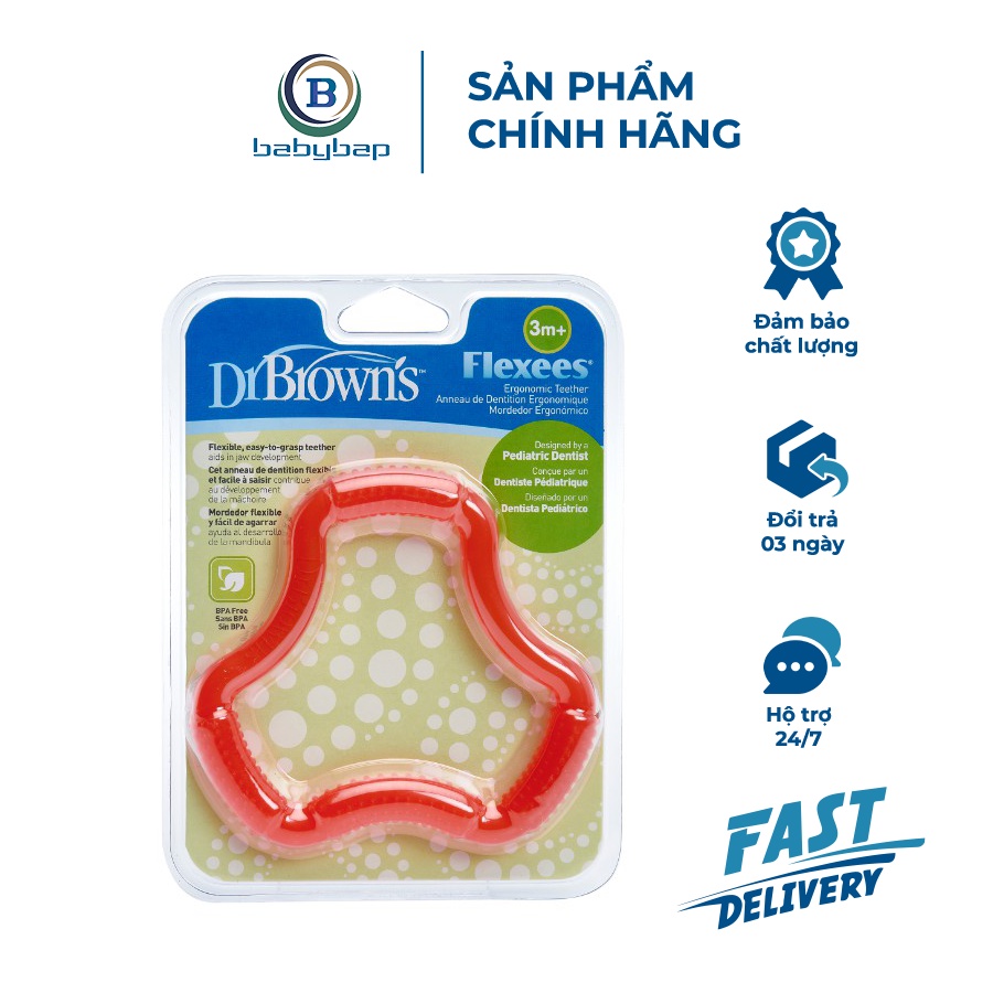 Ngậm Nướu Silicone Hình Lục Lăng (từ 3 tháng trở lên) Dr Brown_s