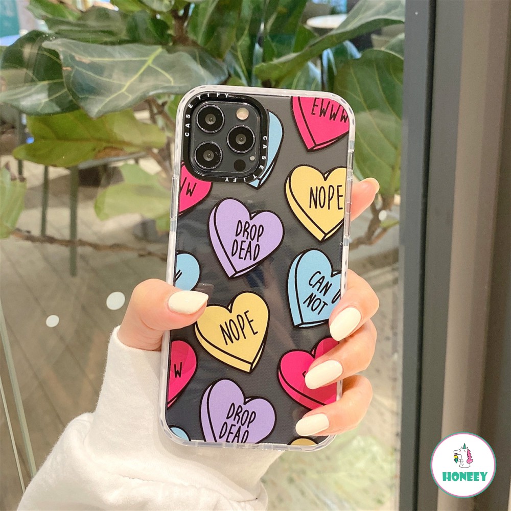 Ốp Điện Thoại Tpu Mềm Chống Sốc In Hình Trái Tim / Mặt Cười Cho Iphone 12pro Max 11 Xr Xs Max X 8 7 7 Plus | BigBuy360 - bigbuy360.vn
