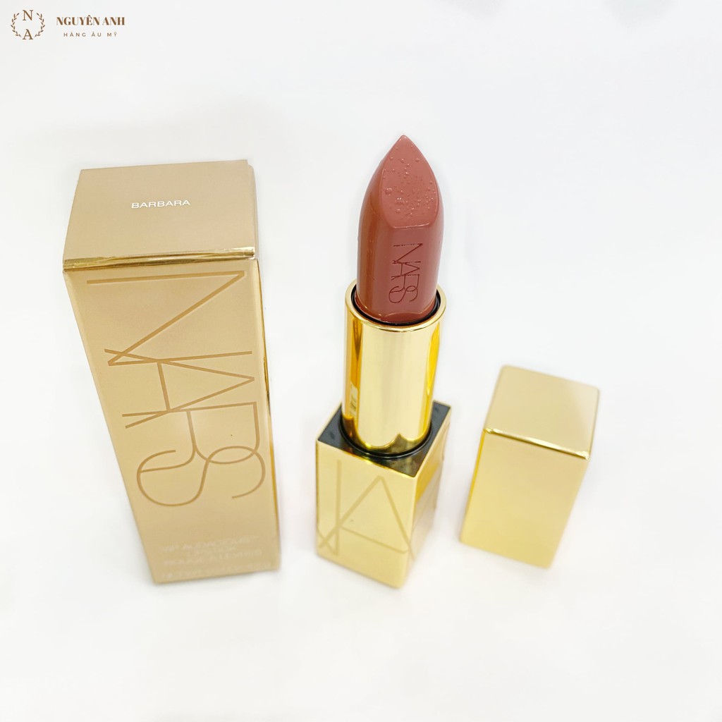 Son Nars - Audacious lipstick - BARBARA hồng nude ánh nâu - HÀNG NHẬP NGUYÊN ANH