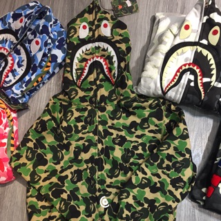 Áo bape jacket xanh rêu