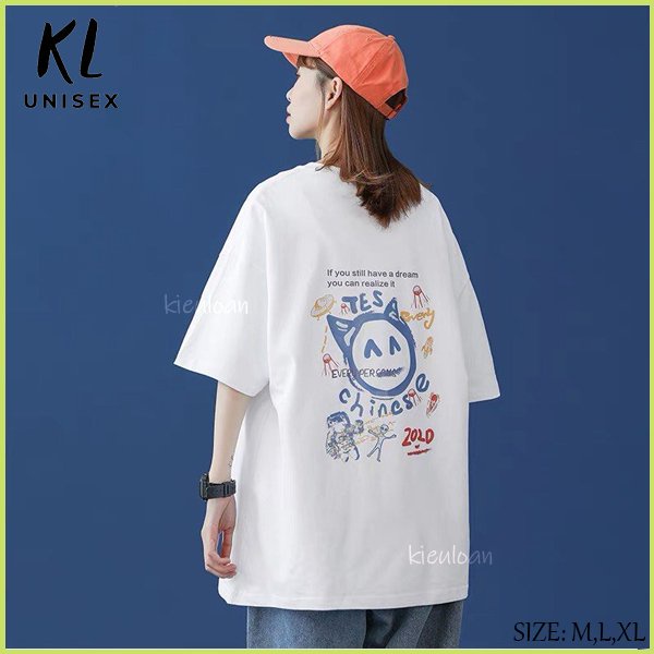 Áo thun Áo phông tay lỡ from rộng [ TESA ] cổ tròn KL Unisex