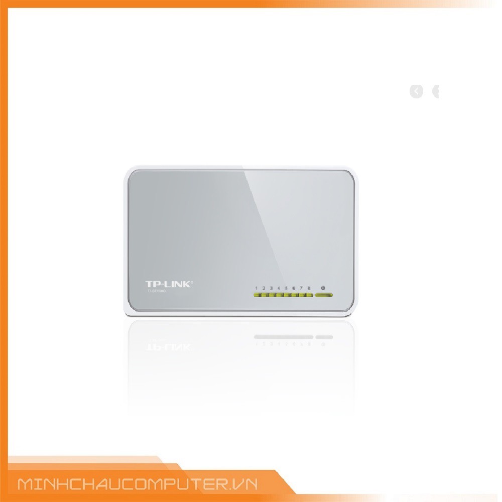 Bộ chia tín hiệu 8 cổng 10/100 Mbps Kiểm soát lưu lượng -TL-SF1008D - Chính hãng 24T