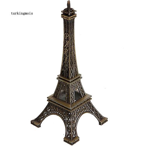 Mô Hình Tháp Eiffel Bằng Kim Loại 15cm Trang Trí Nhà Cửa