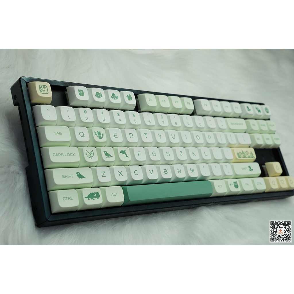 Keycap Garden PBT profile XDA in dyesub 144 nút cho bàn phím cơ layout 108/104/98/87/84/75/68/64/61