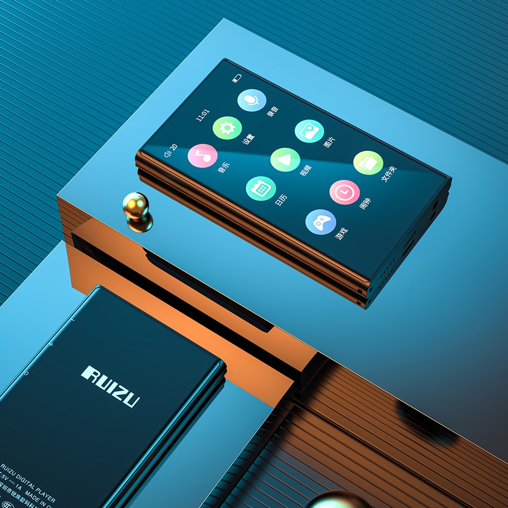 Máy Nghe NhạC MP3 RUIZU H10 IPS HD Bluetooth 5.0 16G/32G Hifi ChấT LượNg Cao