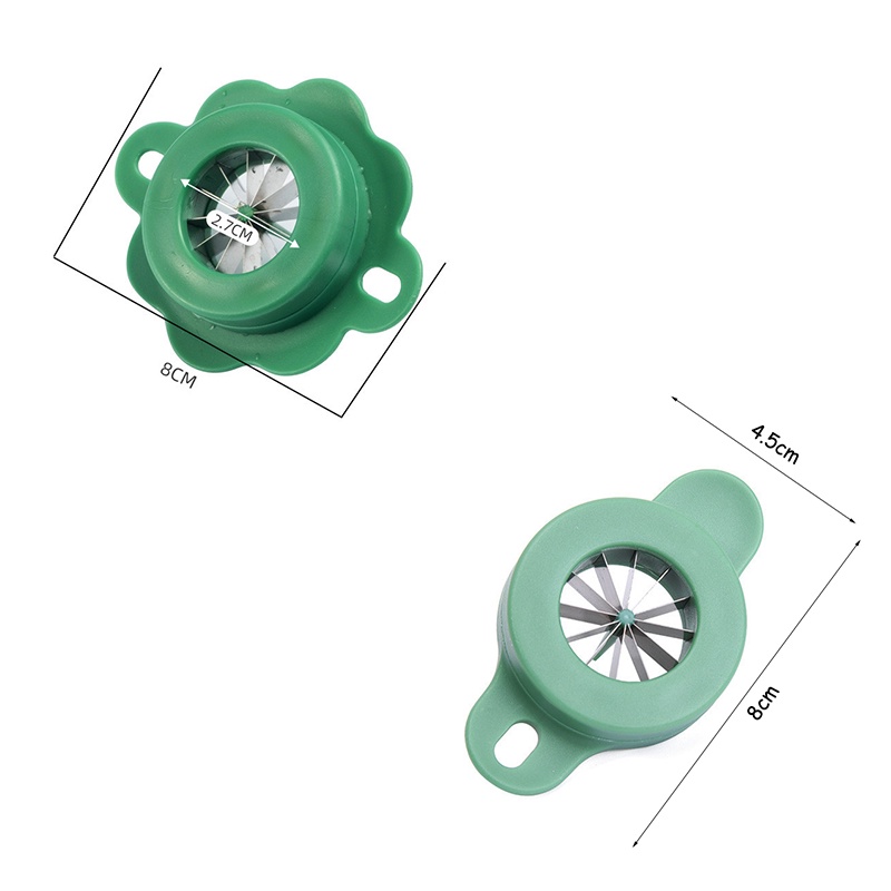 Green Máy Cắt Hành Tây Hoa Mận / Hoa Anh Đào Dây Điện Siêu Mịn Dùng Trong Nhà Bếp