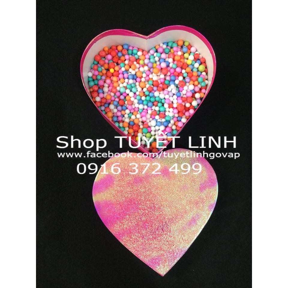 Hộp quà hình tim có nhiều màu:30k /hộp | BigBuy360 - bigbuy360.vn