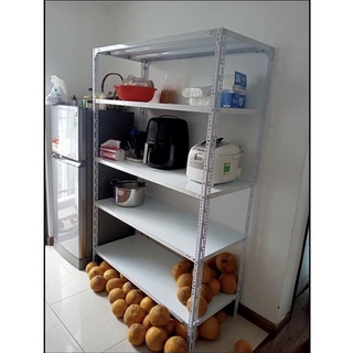 Kệ sắt v lỗ đa năng: Dài 1m2 x rộng 50cm x cao 1m8 x 5 tầng