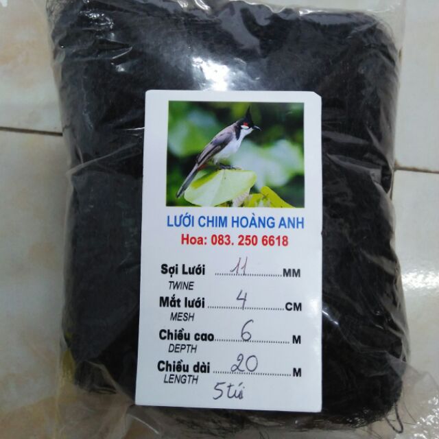 Lưới chim Hàng cao cấp chào mào, sẻ, ritàng hình chất lượng 6868