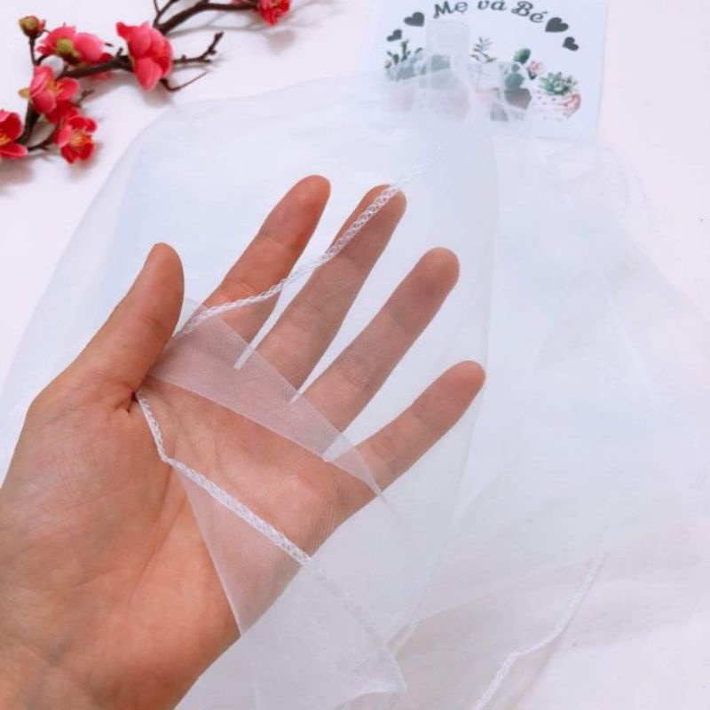 Khăn Voan Che Mặt Cho Bé Giúp Chắn Bụi Cản Gió - Nhiều Màu Sâc