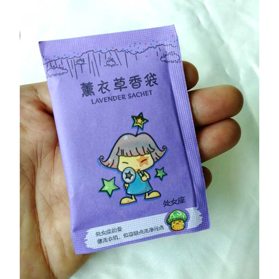 Túi thơm hoa oải hương tự nhiên giúp khử mùi chống muỗi cho tủ quần áo