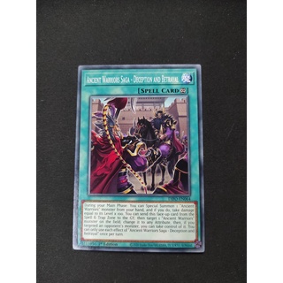 1 lá thẻ bài ancient warriors saga - deception and betrayal - difo-en064 - common