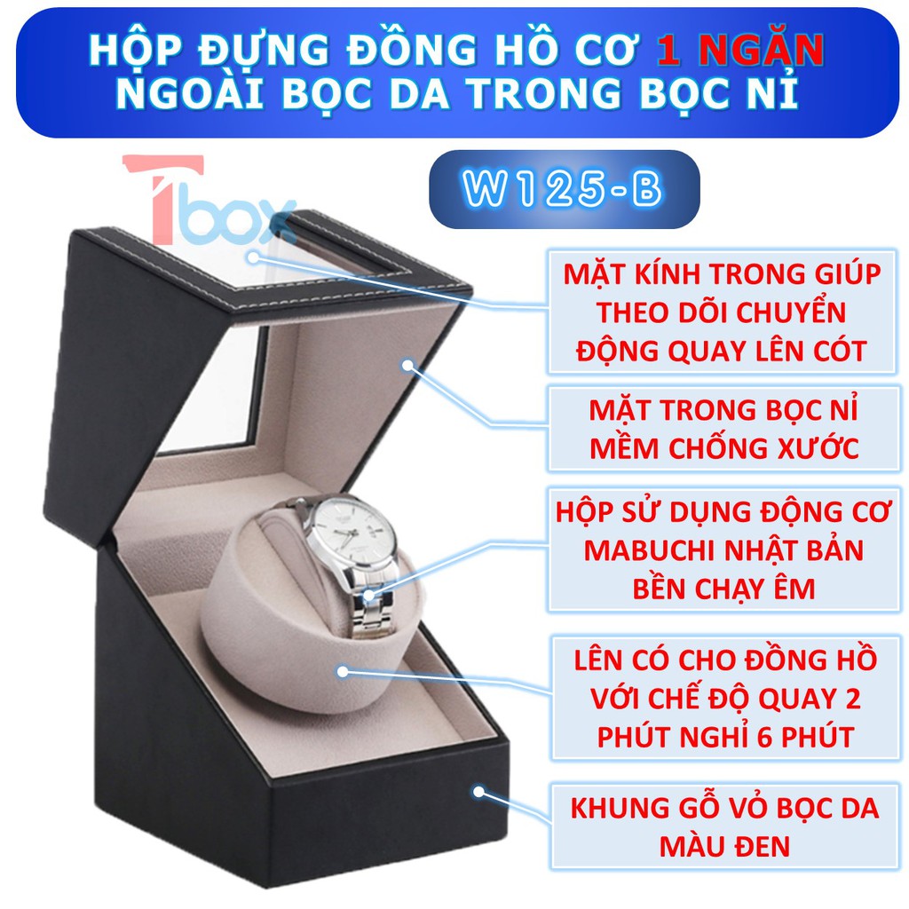 Hộp xoay đồng hồ cơ - Hộp đựng đồng hồ cơ giá rẻ